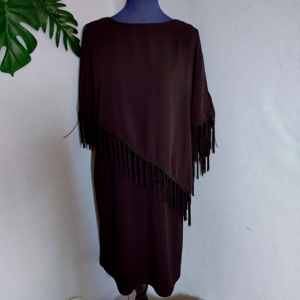 R&M Richards Shawl Cocktail Dress